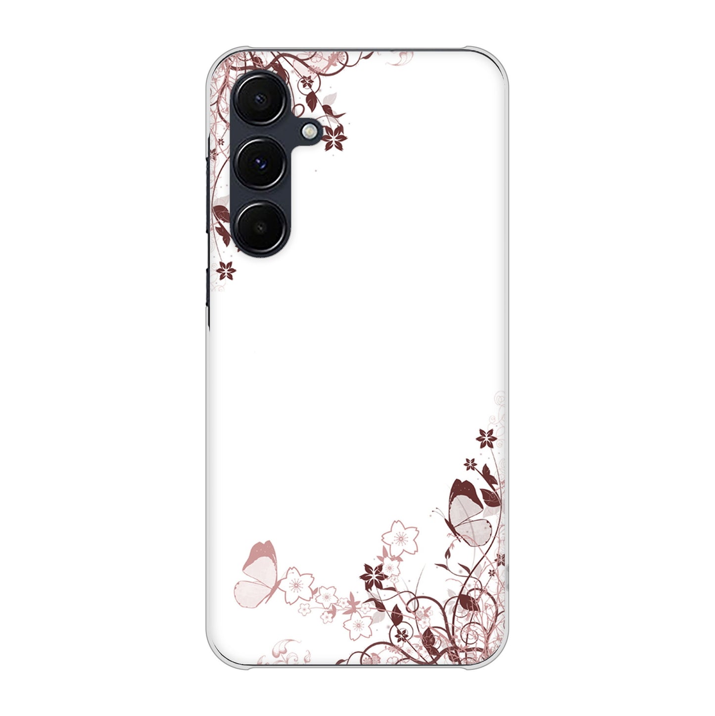 Galaxy A55 5G SC-53E docomo 高画質仕上げ 背面印刷 ハードケースバタフライ