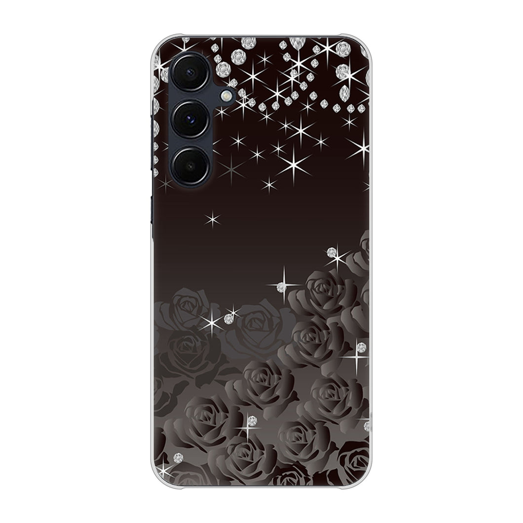 Galaxy A55 5G SC-53E docomo 高画質仕上げ 背面印刷 ハードケースロマンチックなバラ