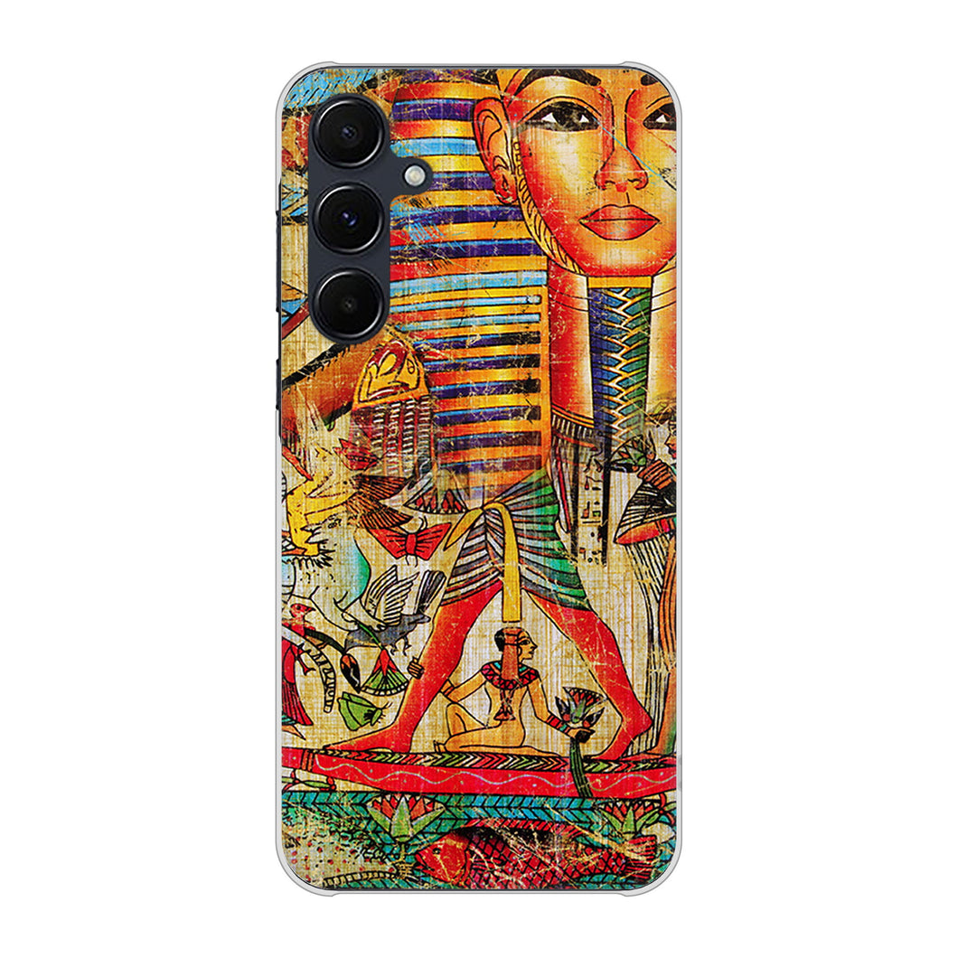 Galaxy A55 5G SC-53E docomo 高画質仕上げ 背面印刷 ハードケース 【329 ナイル ツタンカーメン】