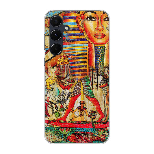Galaxy A55 5G SC-53E docomo 高画質仕上げ 背面印刷 ハードケース 【329 ナイル ツタンカーメン】