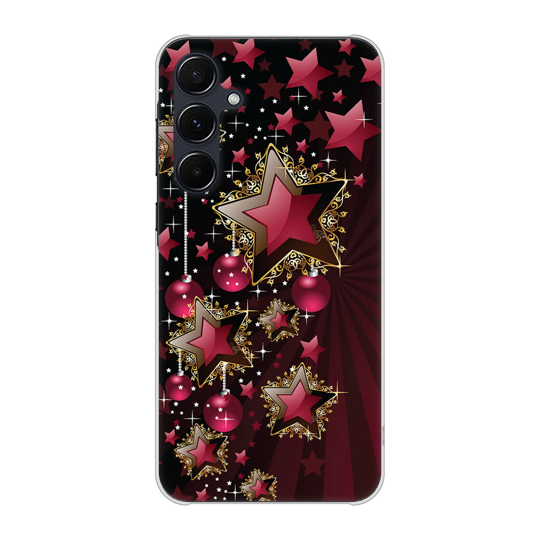 Galaxy A55 5G SC-53E docomo 高画質仕上げ 背面印刷 ハードケース 【434 星の壁】