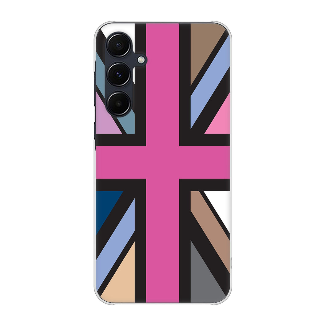 Galaxy A55 5G SC-53E docomo 高画質仕上げ 背面印刷 ハードケースユニオンジャック