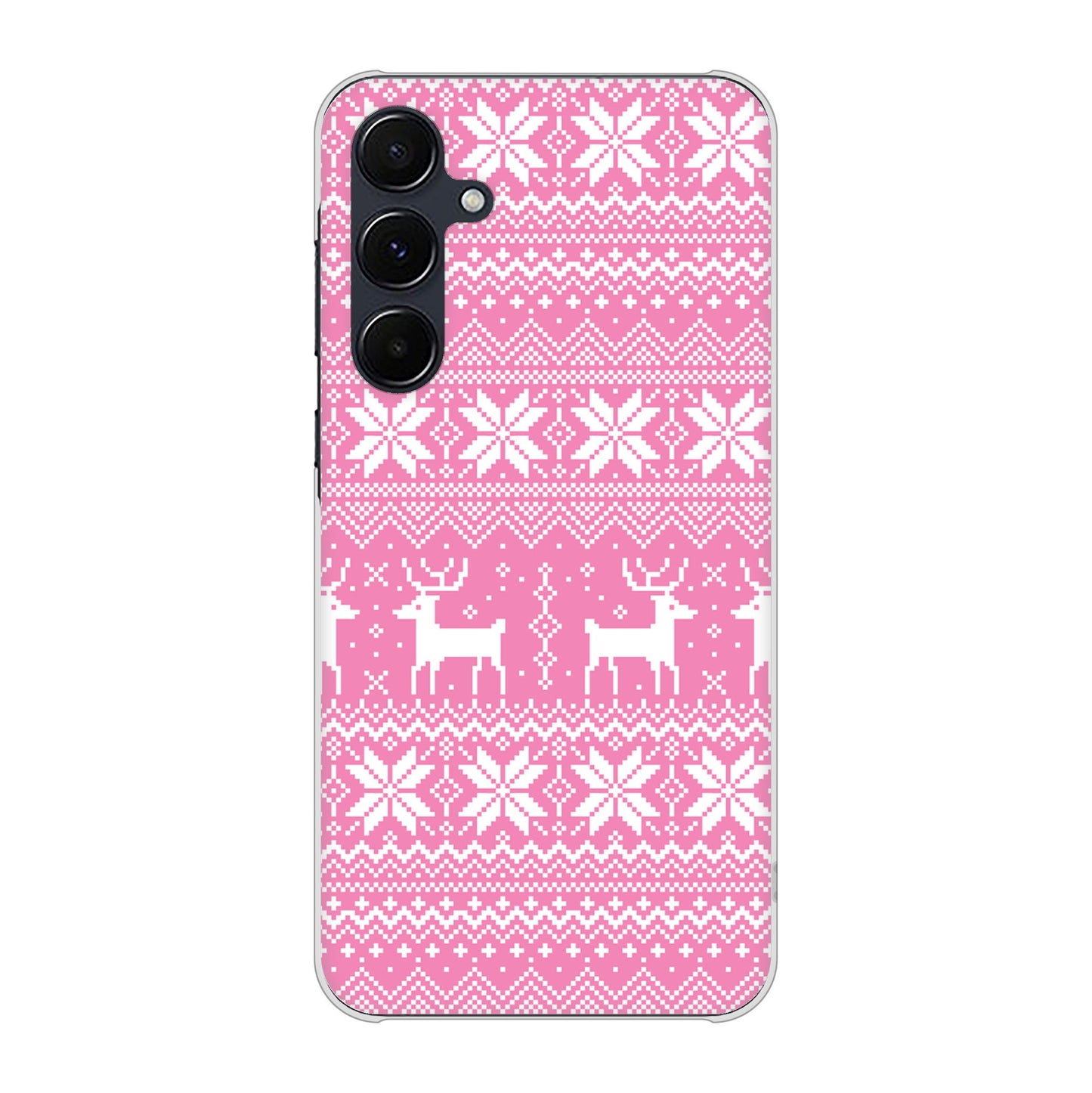 Galaxy A55 5G SC-53E docomo 高画質仕上げ 背面印刷 ハードケースクリスマス