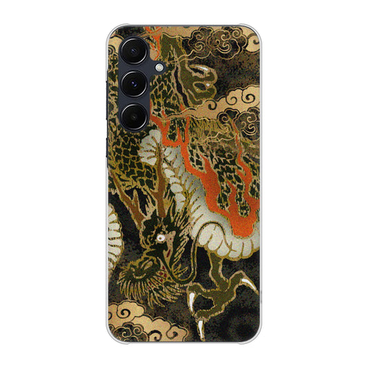 Galaxy A55 5G SC-53E docomo 高画質仕上げ 背面印刷 ハードケース 【558 いかずちを纏う龍】
