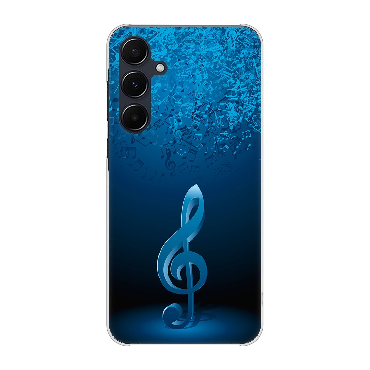 Galaxy A55 5G SC-53E docomo 高画質仕上げ 背面印刷 ハードケース音符