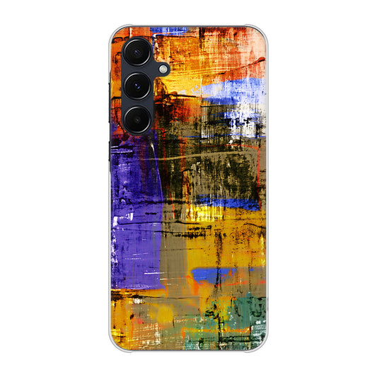 Galaxy A55 5G SC-53E docomo 高画質仕上げ 背面印刷 ハードケース 【609 クラッシュアートBL】