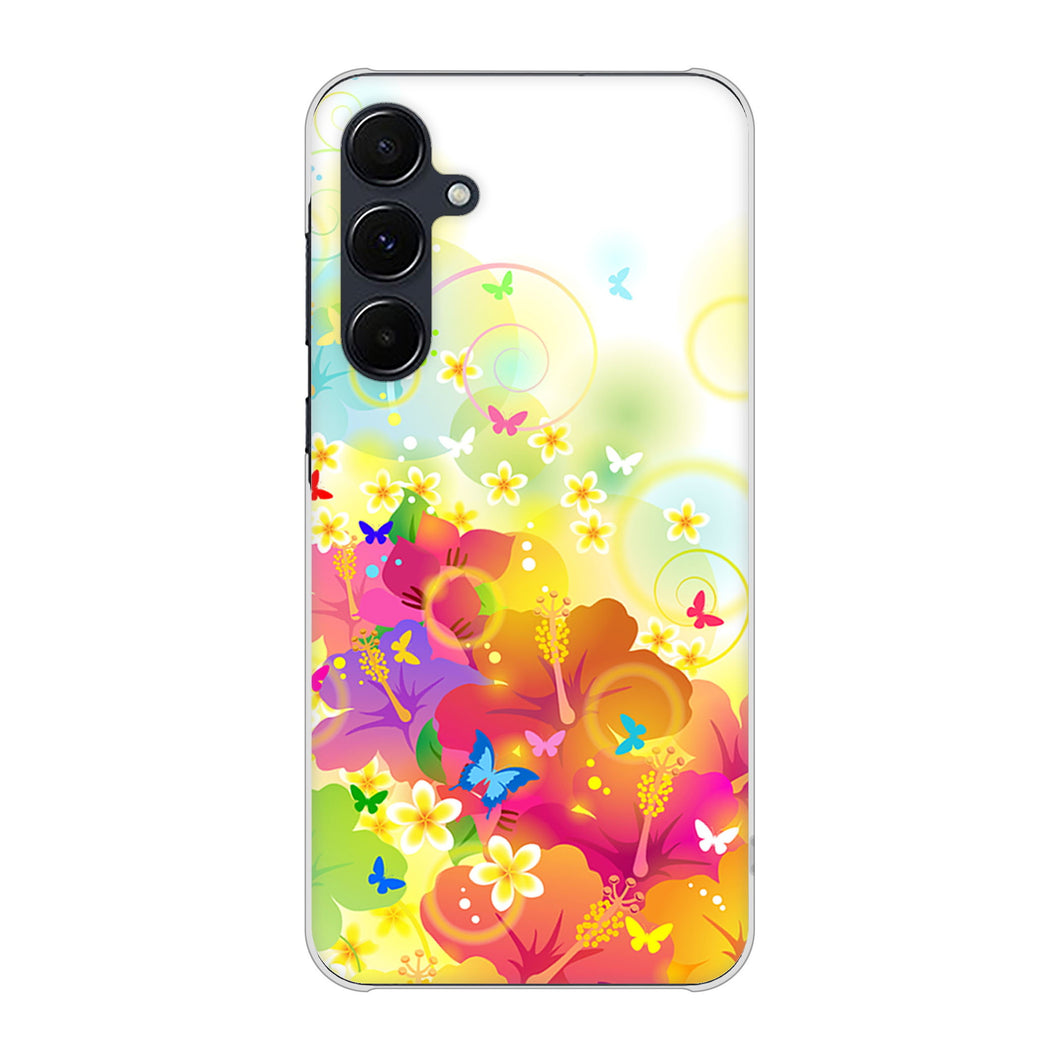 Galaxy A55 5G SC-53E docomo 高画質仕上げ 背面印刷 ハードケースバタフライ