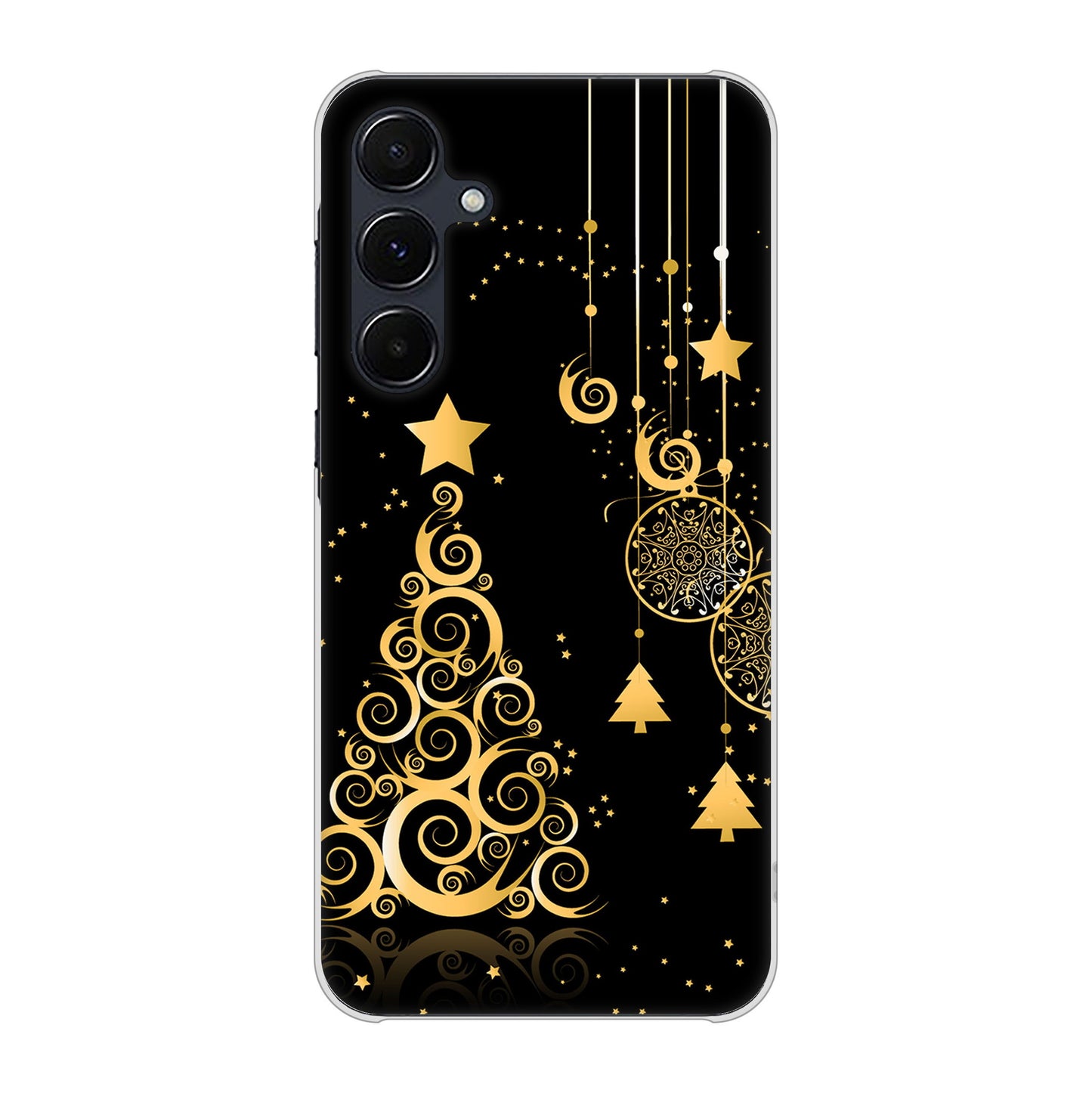 Galaxy A55 5G SC-53E docomo 高画質仕上げ 背面印刷 ハードケースクリスマス
