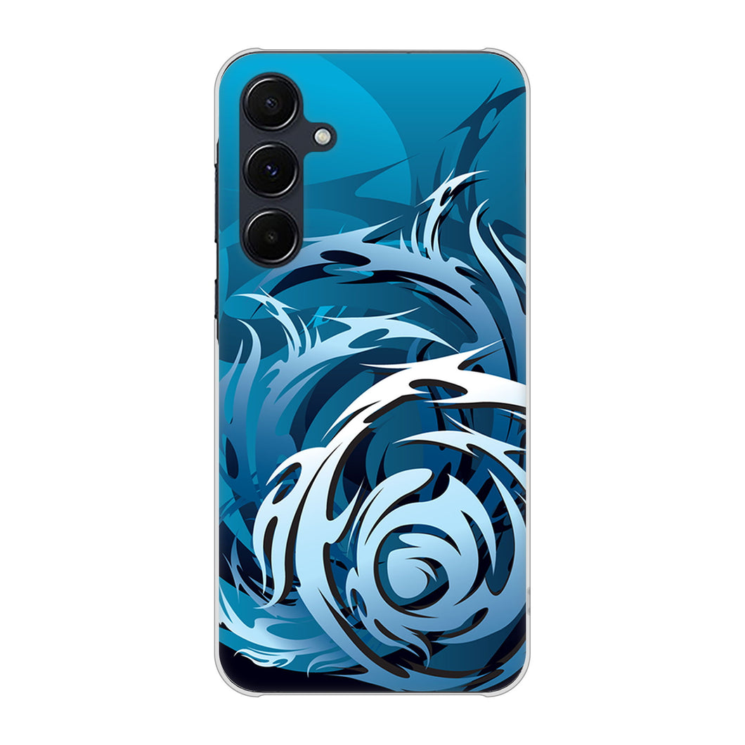 Galaxy A55 5G SC-53E docomo 高画質仕上げ 背面印刷 ハードケース 【731 ドラゴンサークル】