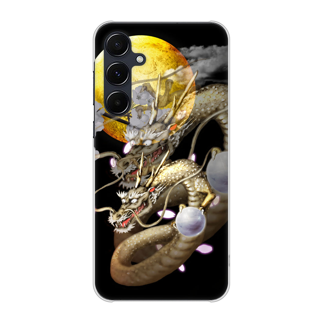 Galaxy A55 5G SC-53E docomo 高画質仕上げ 背面印刷 ハードケース龍