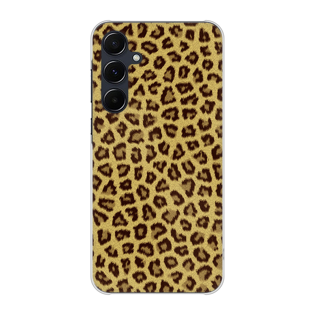 Galaxy A55 5G SC-53E docomo 高画質仕上げ 背面印刷 ハードケースヒョウ柄ベーシックS