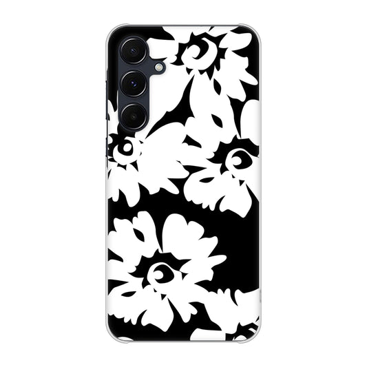 Galaxy A55 5G SC-53E docomo 高画質仕上げ 背面印刷 ハードケース 【1215 モダンフラワー】