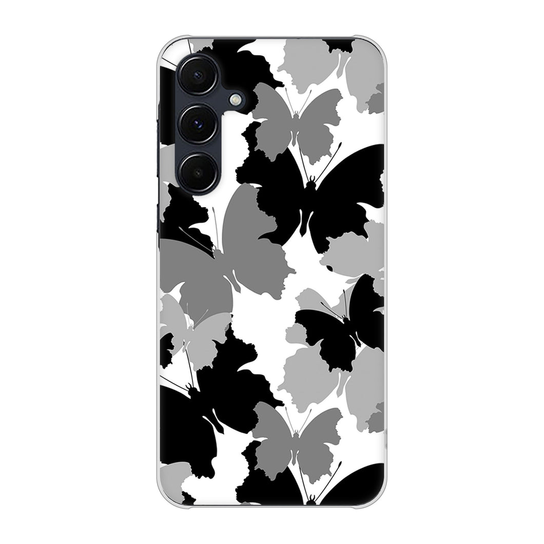 Galaxy A55 5G SC-53E docomo 高画質仕上げ 背面印刷 ハードケース 【1336 夜の蝶】