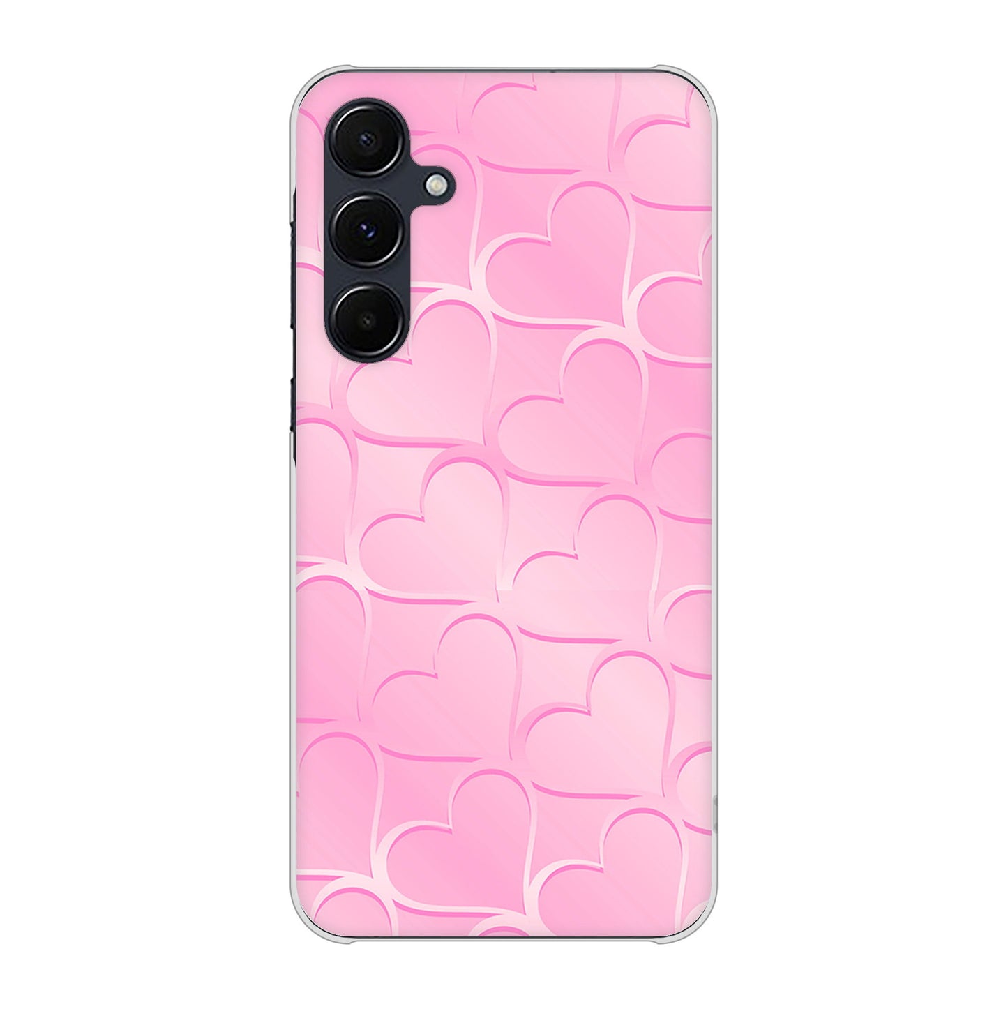 Galaxy A55 5G SC-53E docomo 高画質仕上げ 背面印刷 ハードケースかくれハート