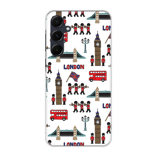 Galaxy A55 5G SC-53E docomo 高画質仕上げ 背面印刷 ハードケース 【EK811 ロンドンの街】