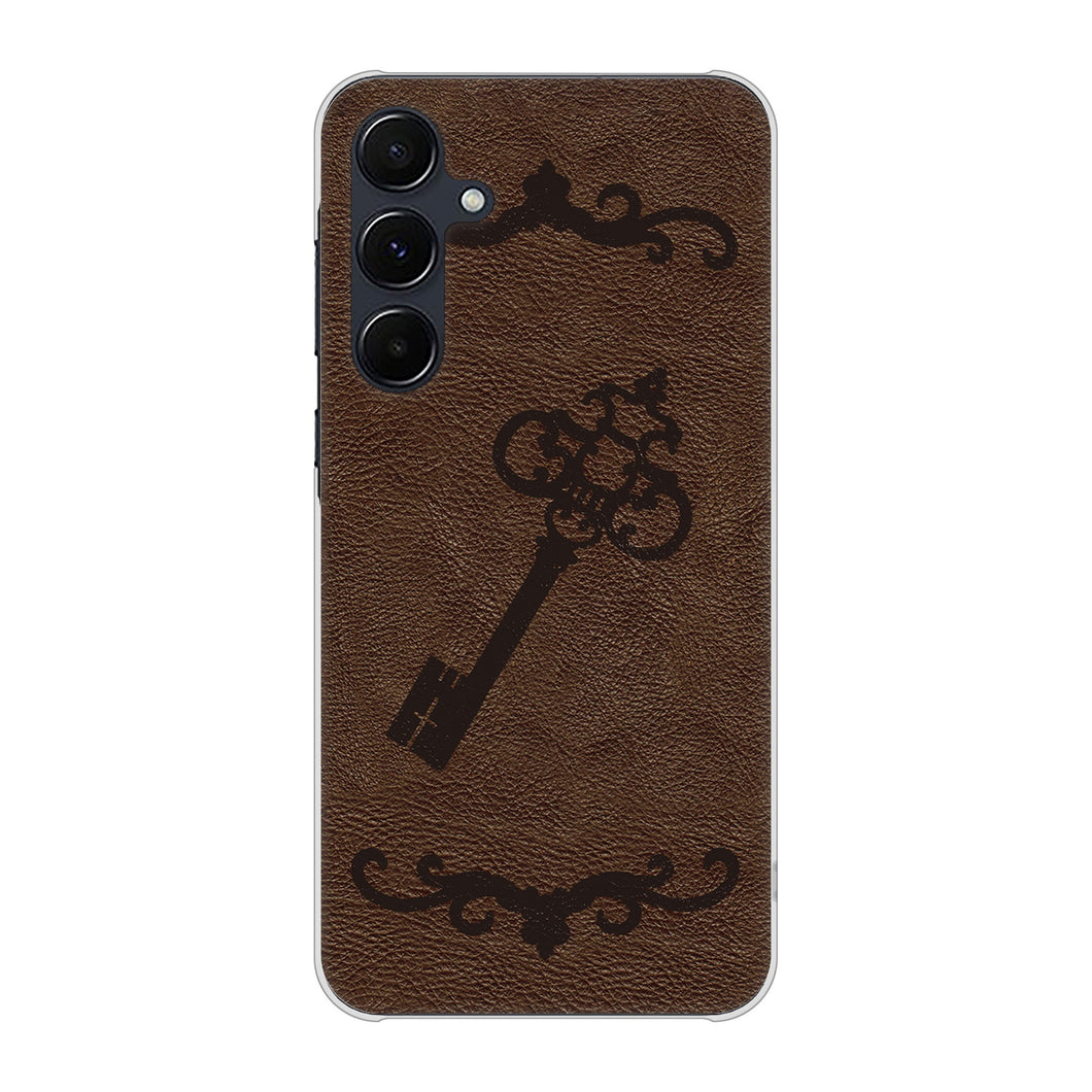 Galaxy A55 5G SC-53E docomo 高画質仕上げ 背面印刷 ハードケースレザー風