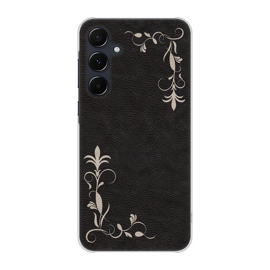 Galaxy A55 5G SC-53E docomo 高画質仕上げ 背面印刷 ハードケース 【EK825 レザー風グラスフレーム】