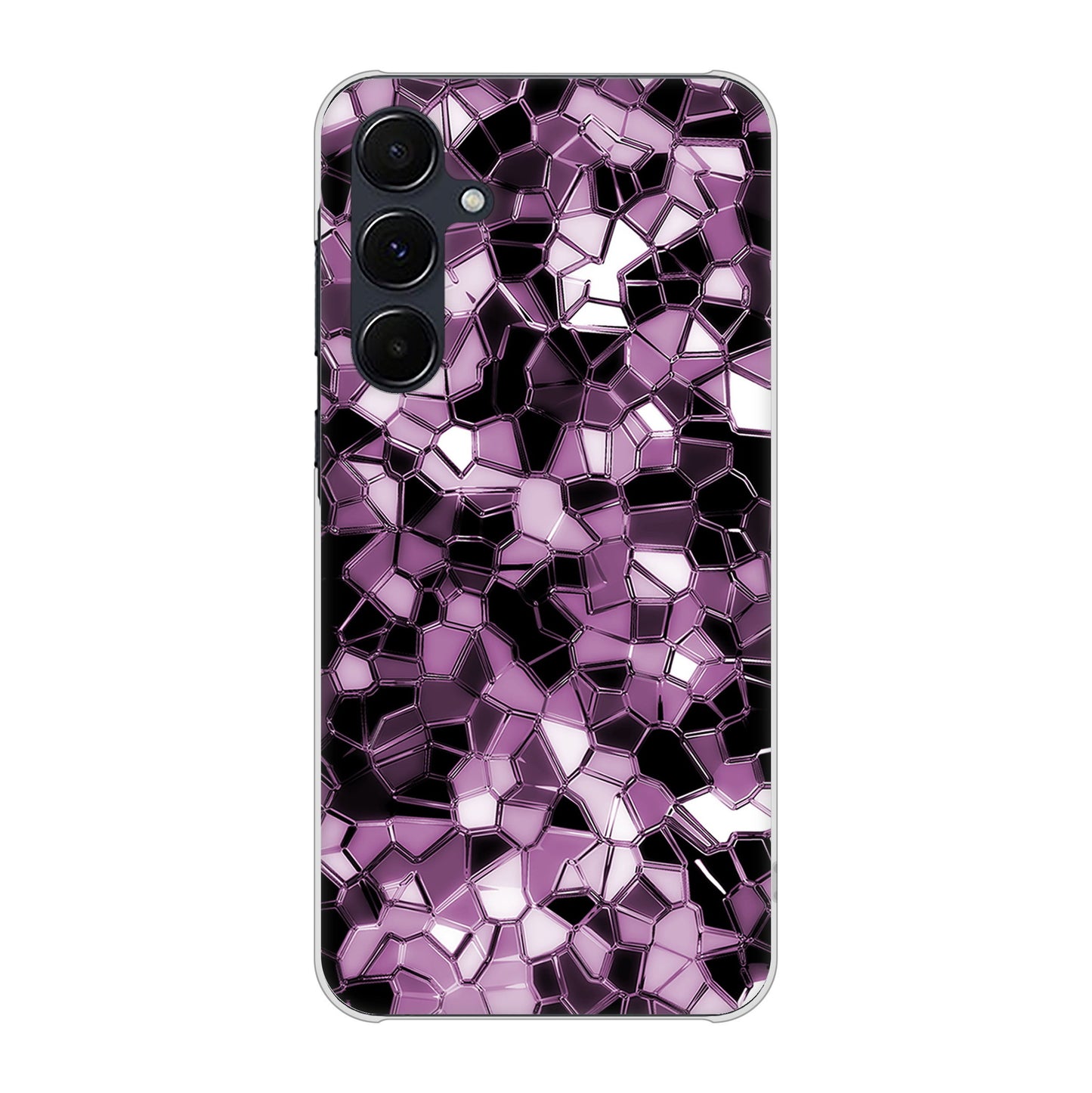 Galaxy A55 5G SC-53E docomo 高画質仕上げ 背面印刷 ハードケース 【EK837 テクニカルミラーパープル】