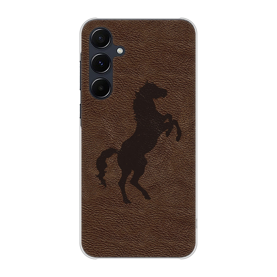 Galaxy A55 5G SC-53E docomo 高画質仕上げ 背面印刷 ハードケースレザー風