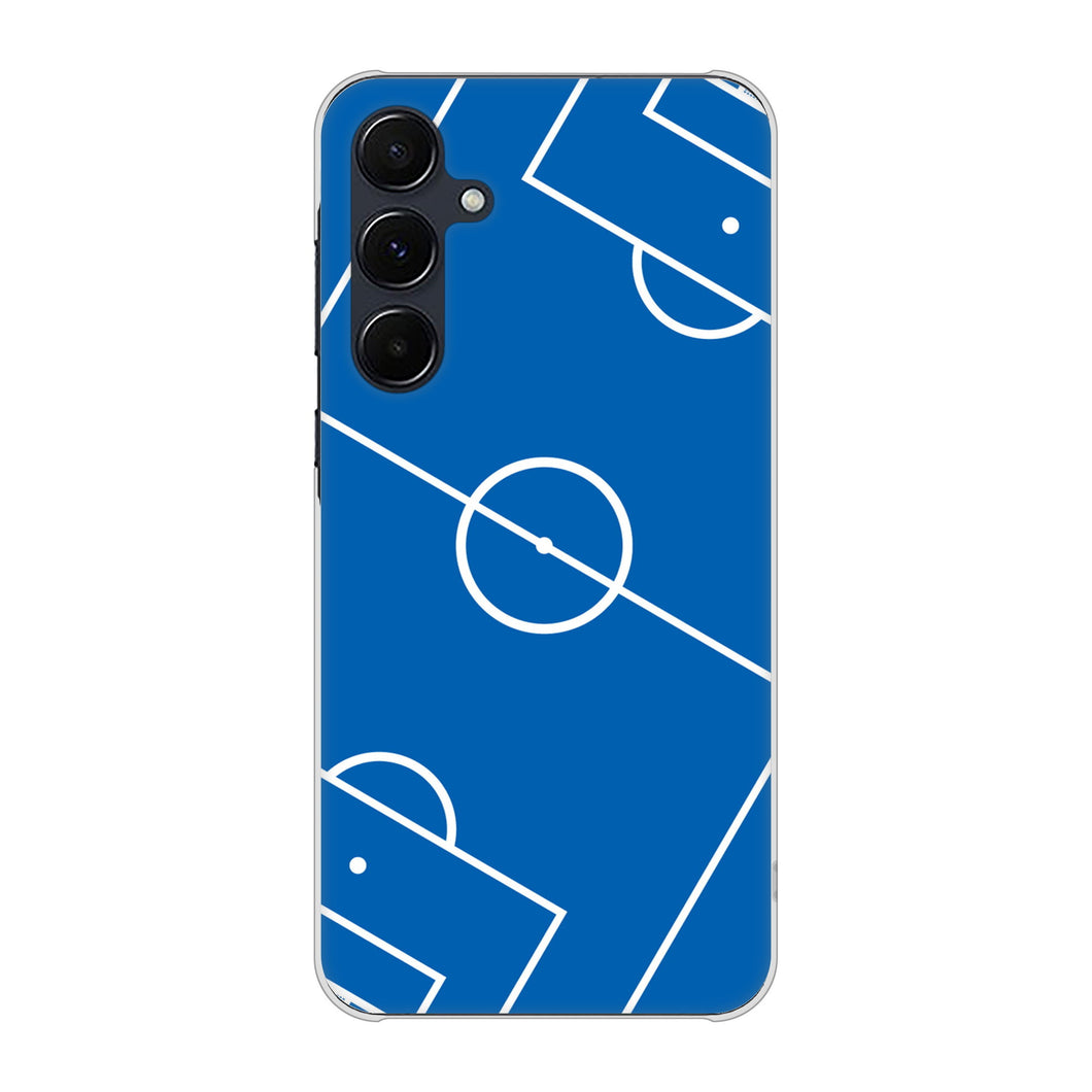 Galaxy A55 5G SC-53E docomo 高画質仕上げ 背面印刷 ハードケース 【IB922 SOCCER_ピッチ】