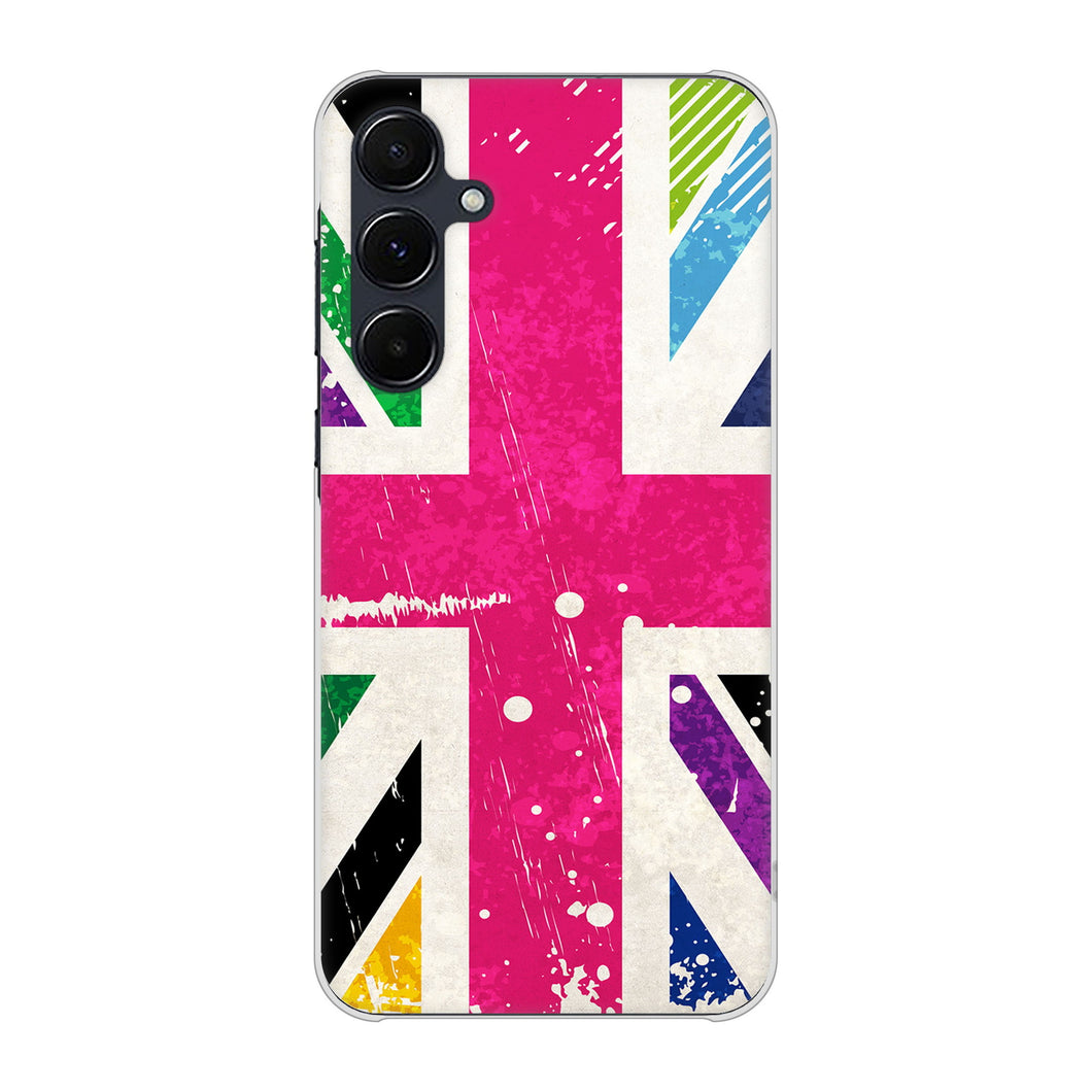 Galaxy A55 5G SC-53E docomo 高画質仕上げ 背面印刷 ハードケースユニオンジャック