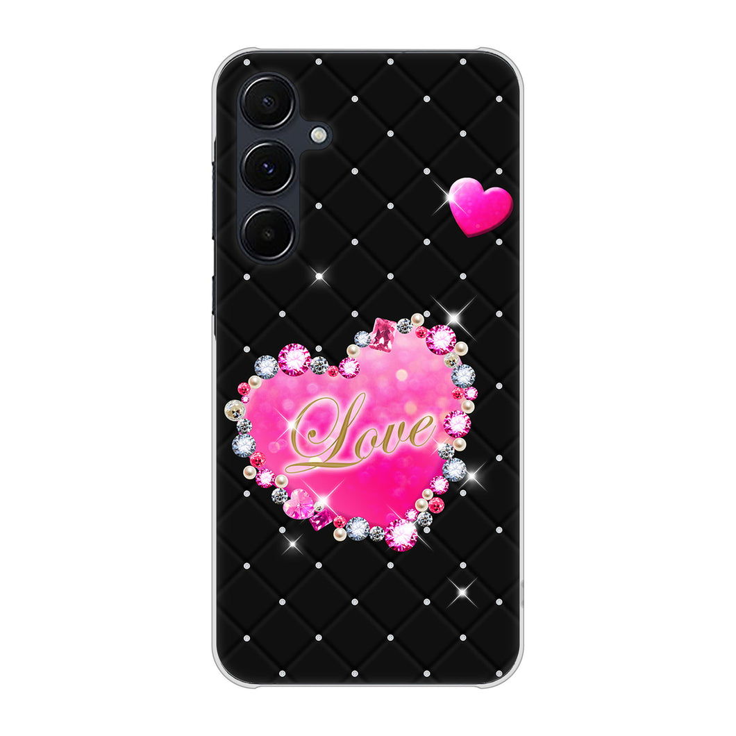 Galaxy A55 5G SC-53E docomo 高画質仕上げ 背面印刷 ハードケーススワロデコ風プリント