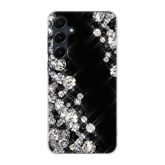 Galaxy A55 5G SC-53E docomo 高画質仕上げ 背面印刷 ハードケース 【VA871 ダイヤモンドフレーム】
