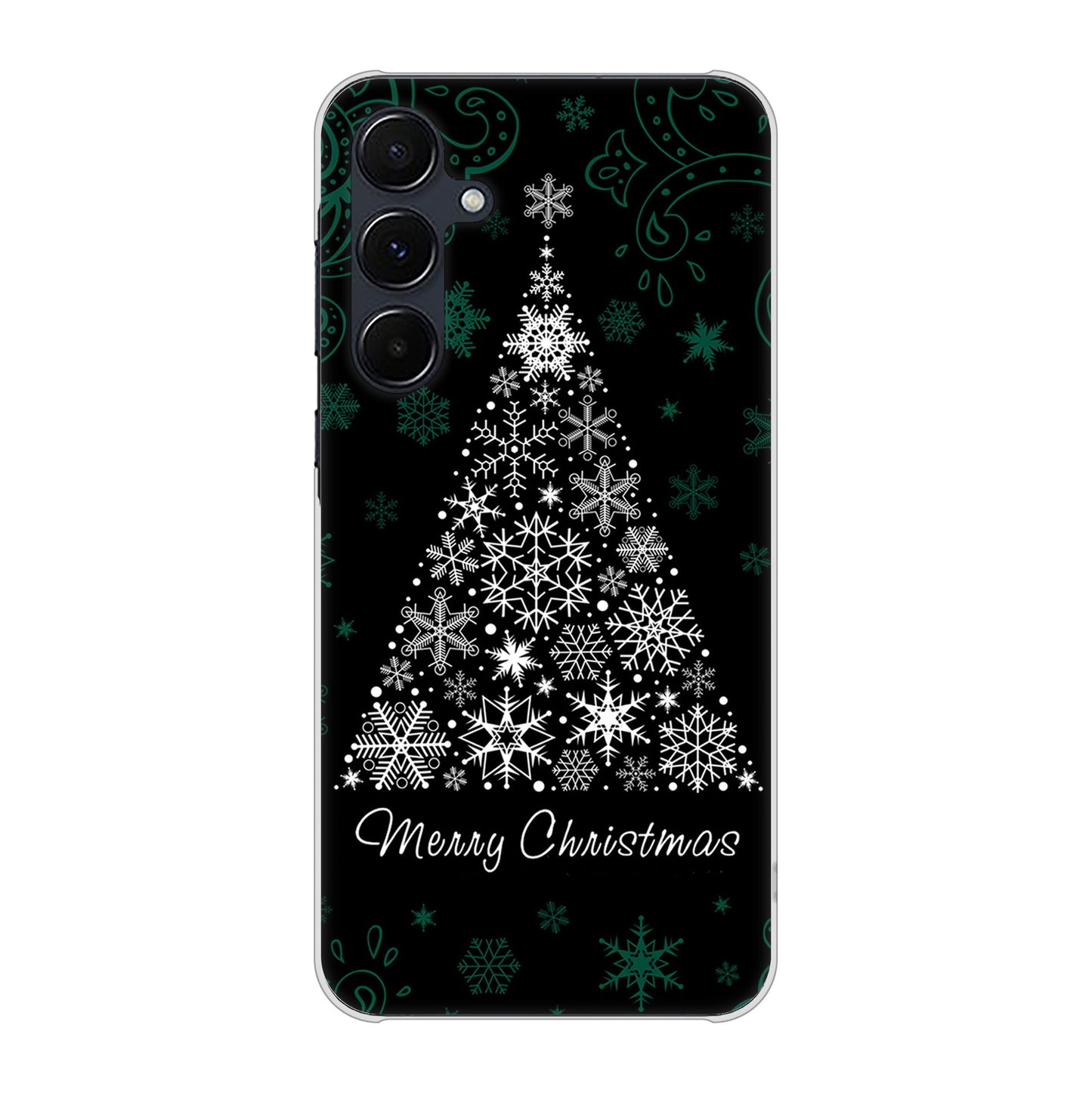 Galaxy A55 5G SC-53E docomo 高画質仕上げ 背面印刷 ハードケースクリスマス