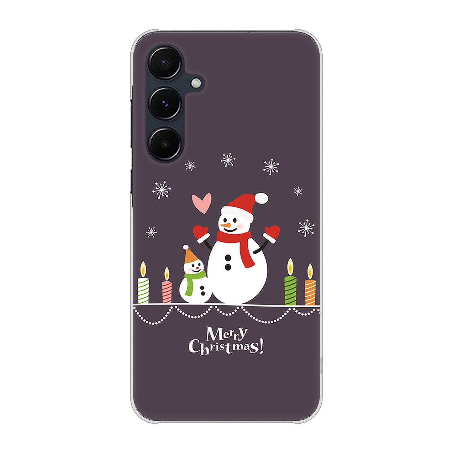 Galaxy A55 5G SC-53E docomo 高画質仕上げ 背面印刷 ハードケースクリスマス