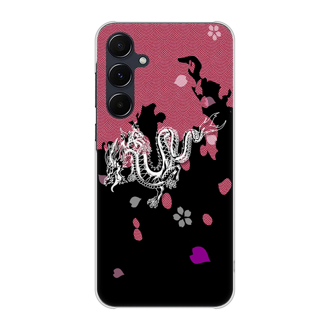Galaxy A55 5G SC-53E docomo 高画質仕上げ 背面印刷 ハードケース和竜