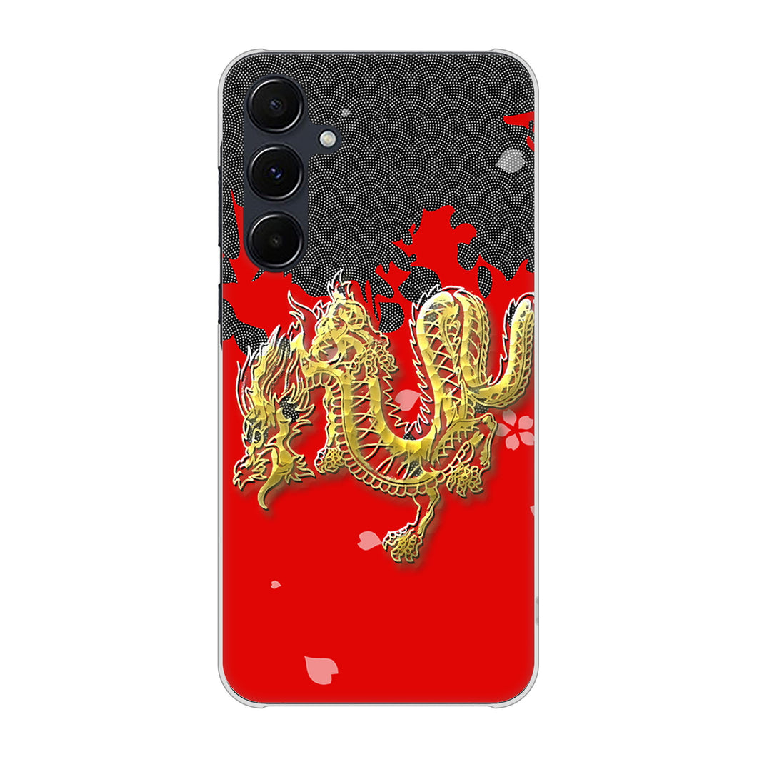 Galaxy A55 5G SC-53E docomo 高画質仕上げ 背面印刷 ハードケース和竜