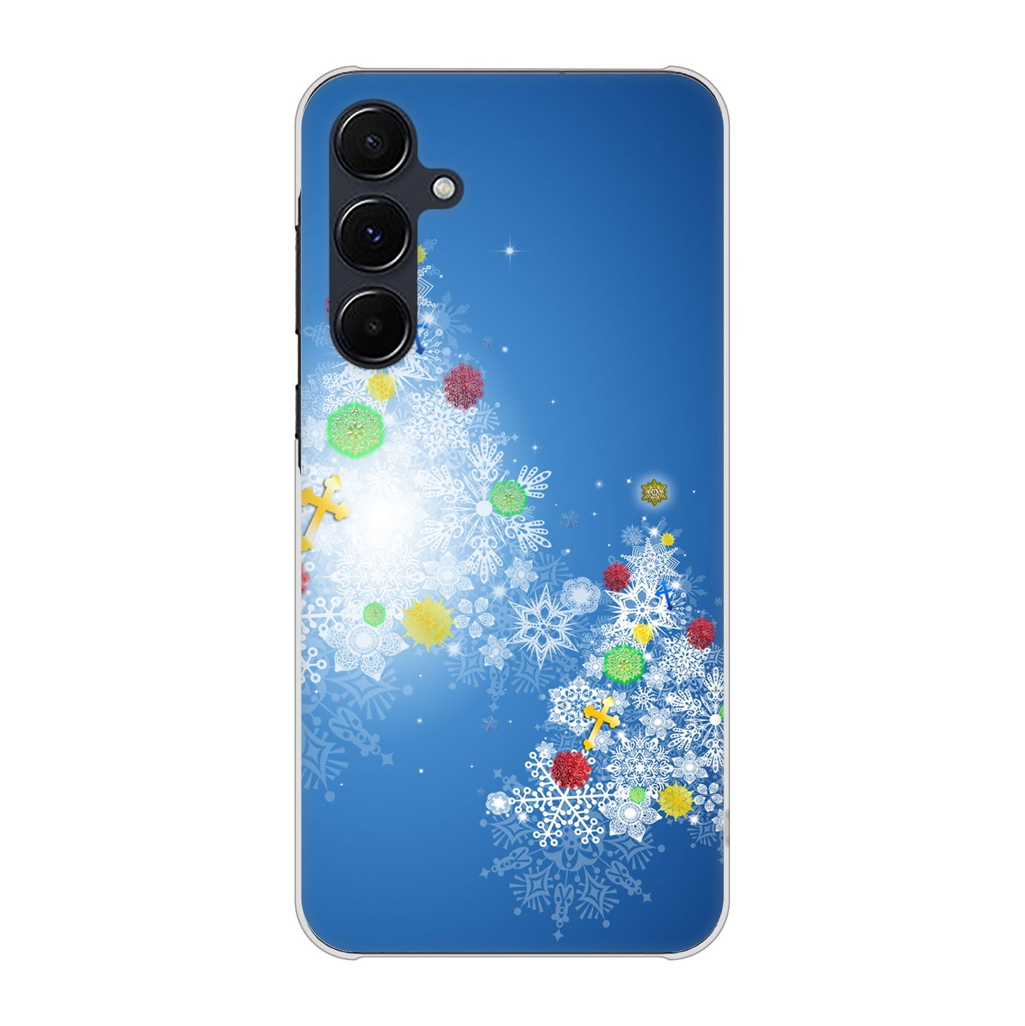 Galaxy A55 5G SC-53E docomo 高画質仕上げ 背面印刷 ハードケースクリスマス
