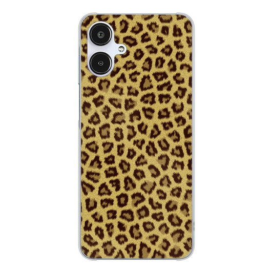 Galaxy A25 5G SC-53F docomo 高画質仕上げ 背面印刷 ハードケースヒョウ柄ベーシックS