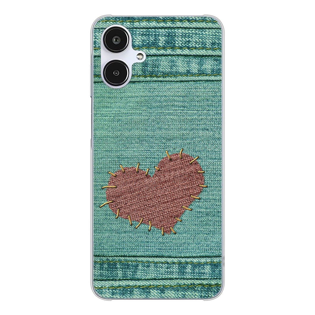 Galaxy A25 5G SC-53F docomo 高画質仕上げ 背面印刷 ハードケースビッグハート