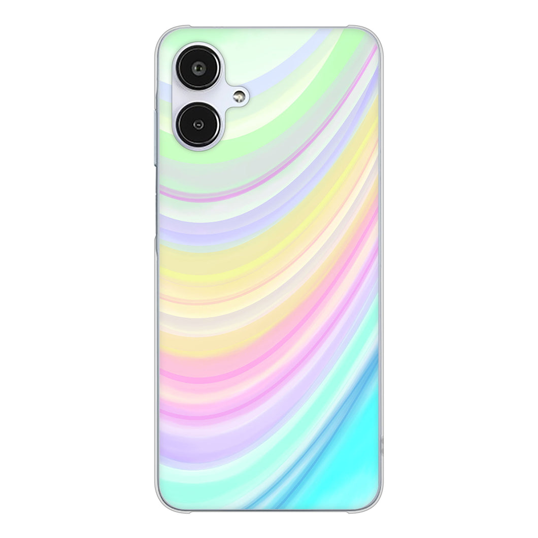 Galaxy A25 5G SC-53F docomo 高画質仕上げ 背面印刷 ハードケースレインボー