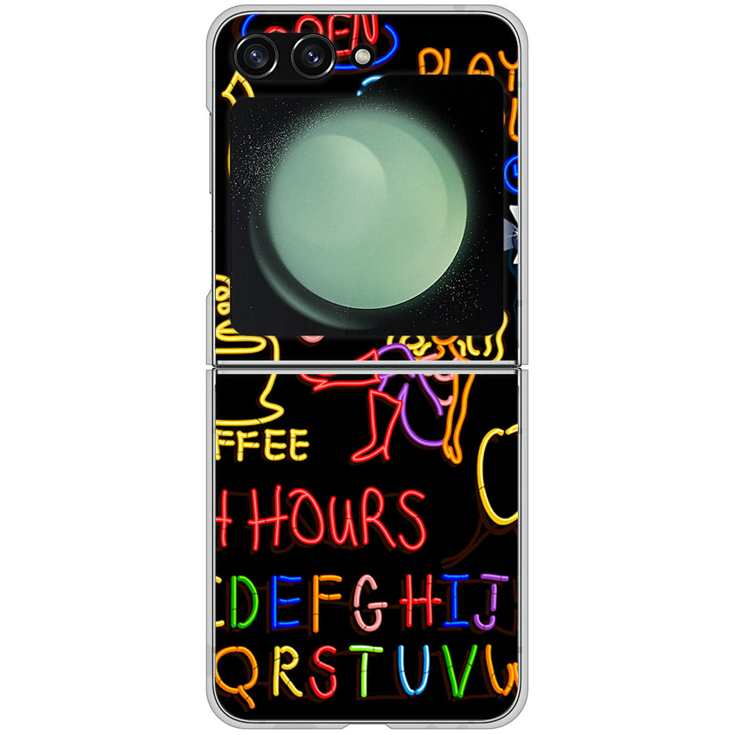 Galaxy Z Flip5 SC-54D docomo 高画質仕上げ 背面印刷 ハードケース 【284 カジノ】