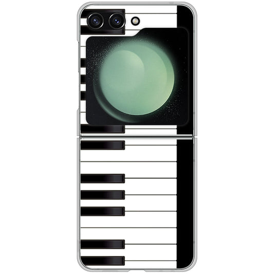 Galaxy Z Flip5 SC-54D docomo 高画質仕上げ 背面印刷 ハードケースピアノ