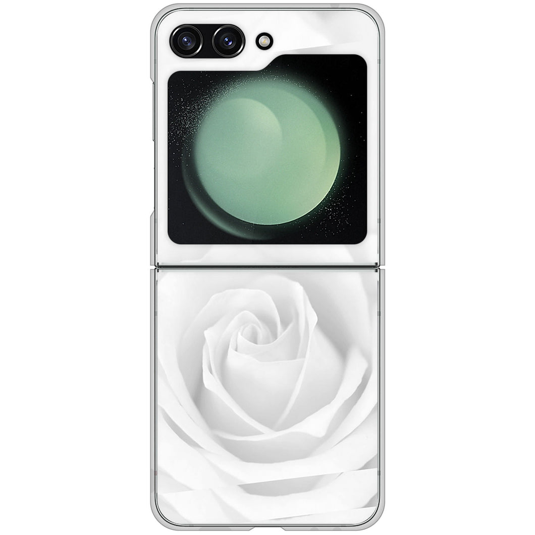 Galaxy Z Flip5 SC-54D docomo 高画質仕上げ 背面印刷 ハードケースバラ