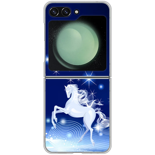 Galaxy Z Flip5 SC-54D docomo 高画質仕上げ 背面印刷 ハードケース 【436 ペガサス】