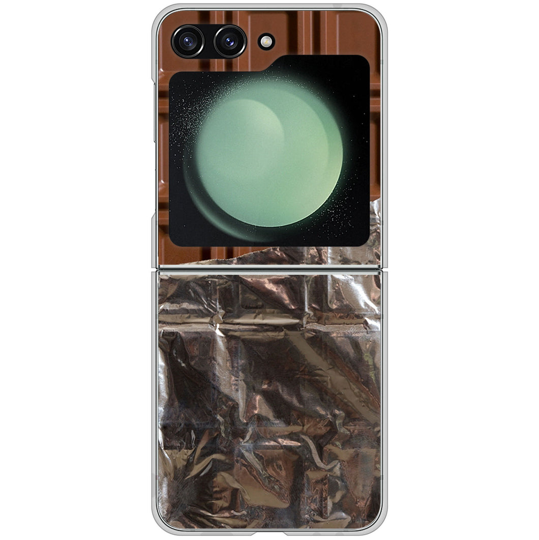 Galaxy Z Flip5 SC-54D docomo 高画質仕上げ 背面印刷 ハードケース板チョコ