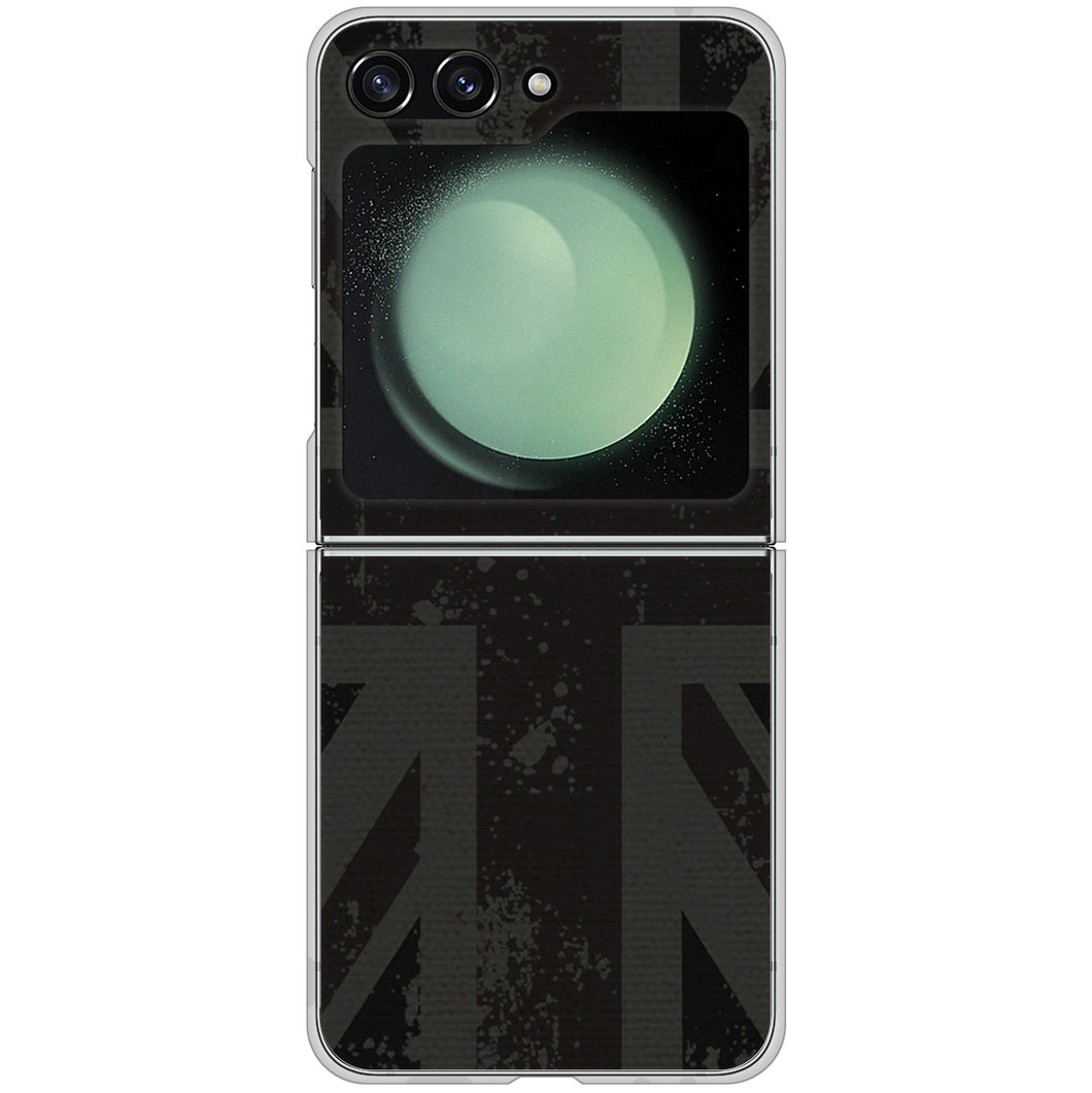 Galaxy Z Flip5 SC-54D docomo 高画質仕上げ 背面印刷 ハードケースユニオンジャック