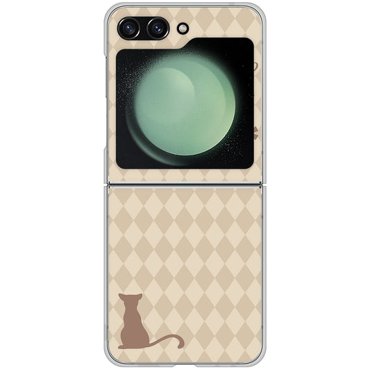 Galaxy Z Flip5 SC-54D docomo 高画質仕上げ 背面印刷 ハードケース 【516 ワラビー】