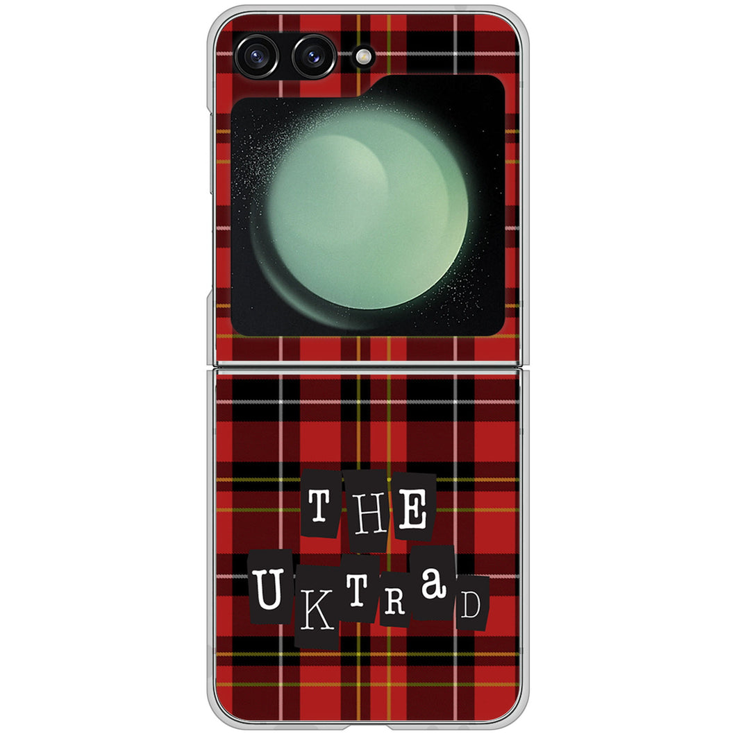 Galaxy Z Flip5 SC-54D docomo 高画質仕上げ 背面印刷 ハードケース 【547 THEチェック】