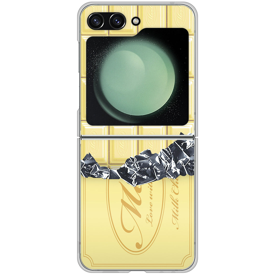 Galaxy Z Flip5 SC-54D docomo 高画質仕上げ 背面印刷 ハードケース板チョコ