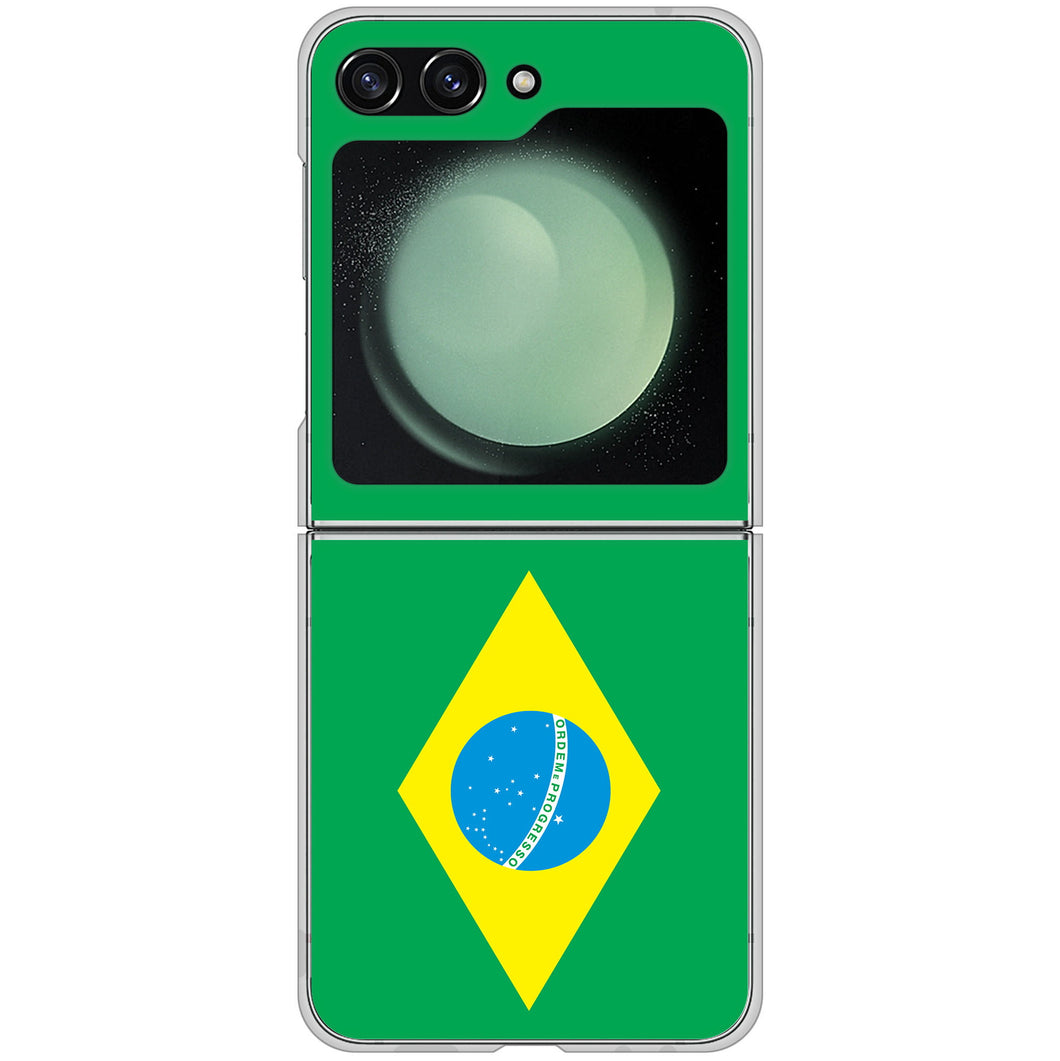 Galaxy Z Flip5 SC-54D docomo 高画質仕上げ 背面印刷 ハードケース国旗