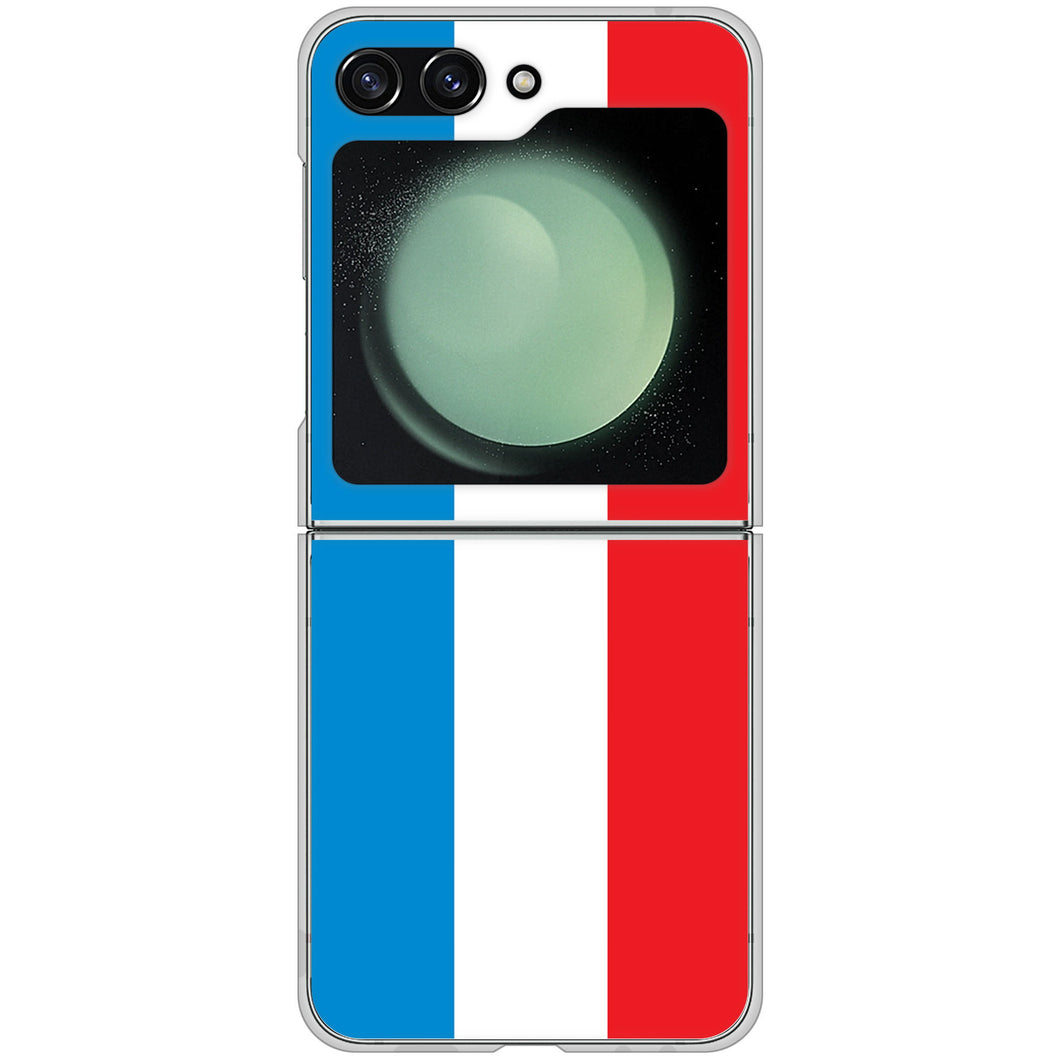 Galaxy Z Flip5 SC-54D docomo 高画質仕上げ 背面印刷 ハードケース国旗