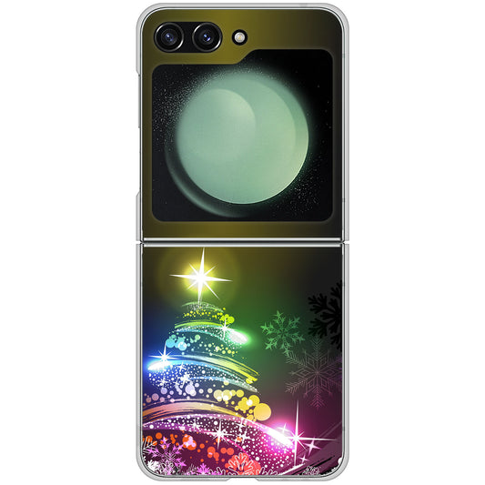 Galaxy Z Flip5 SC-54D docomo 高画質仕上げ 背面印刷 ハードケースクリスマス