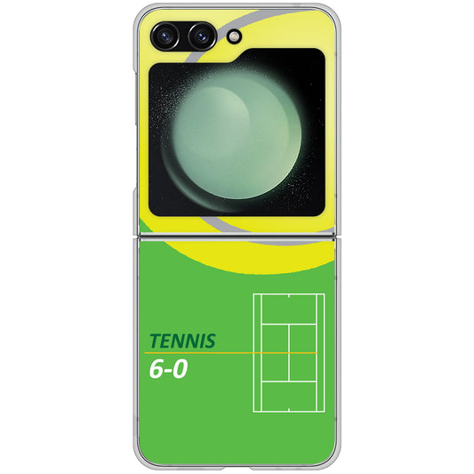 Galaxy Z Flip5 SC-54D docomo 高画質仕上げ 背面印刷 ハードケース 【IB920 TENNIS】