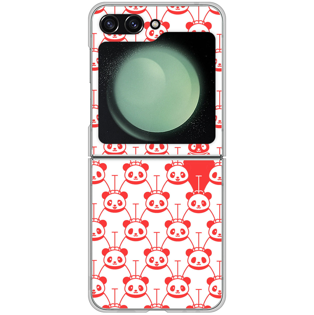 Galaxy Z Flip5 SC-54D docomo 高画質仕上げ 背面印刷 ハードケースパターンアニマル