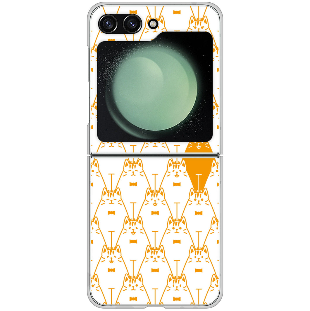 Galaxy Z Flip5 SC-54D docomo 高画質仕上げ 背面印刷 ハードケースパターンアニマル